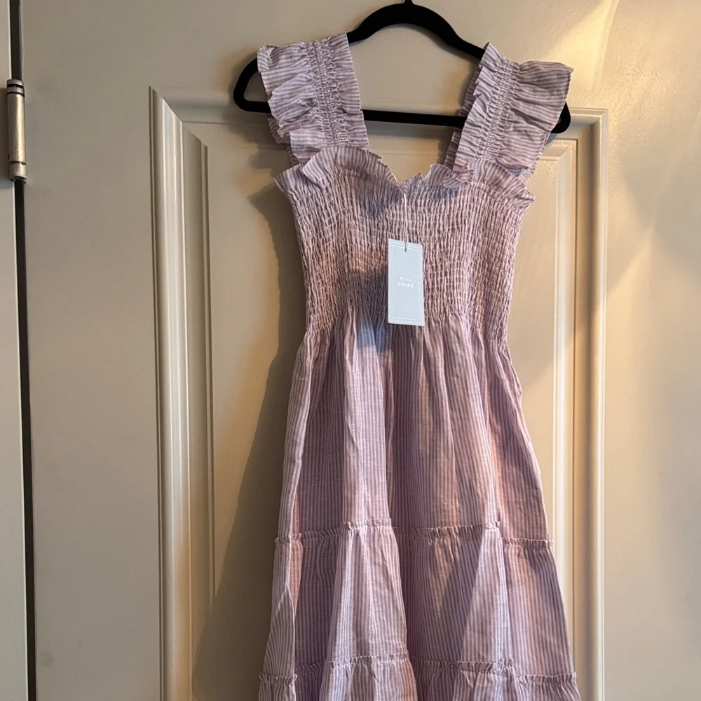 Charming Lavender Striped Dress - Picture 4 of 4
